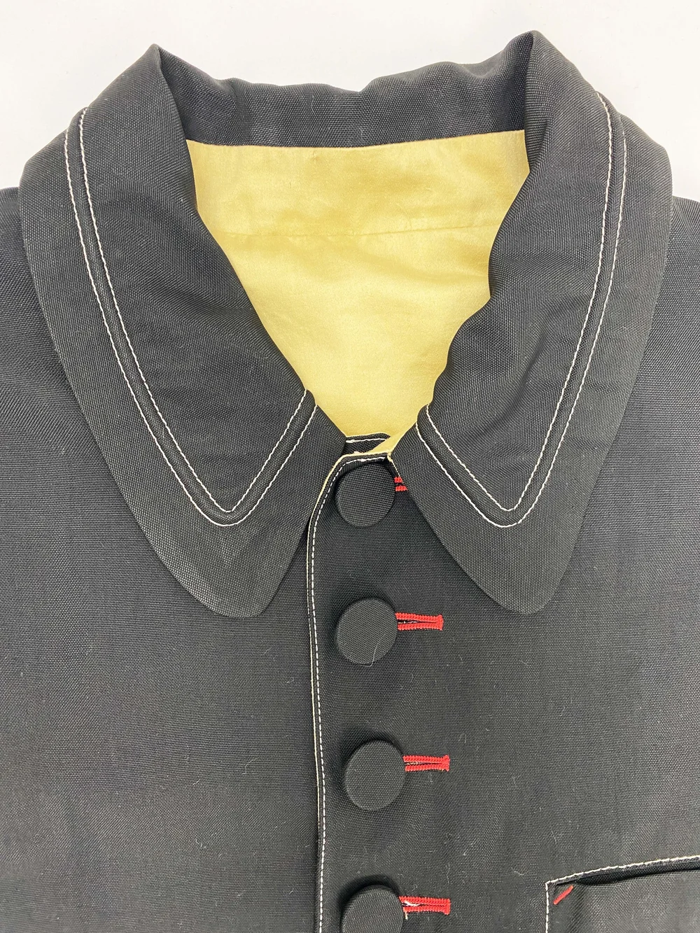 Jean Paul Gaultier Homme S/S 1994 covered button coat — JAMES VELORIA